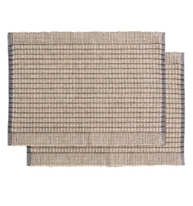 Set 2 protectii de masa portocalii din bumbac 35x50 cm Berla Kave Home