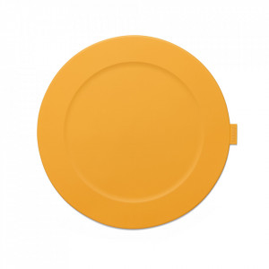 Set 2 protectii masa portocalii din silicon 36 cm Dinner Fatboy