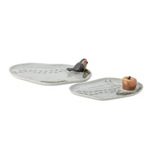 Set 2 tavi multicolor din ceramica Bleak Creative Collection
