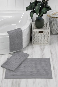 Set 3 covoare gri din bumbac 50x70 cm Orma The Home Collection