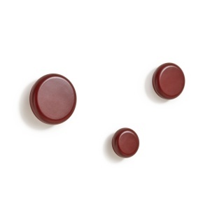 Set 3 cuiere maro din lemn Nadue Kave Home
