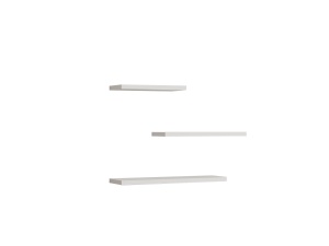 Set 3 rafturi albe Leila The Home Collection