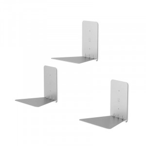 Set 3 rafturi argintii din metal Conceal Style Umbra