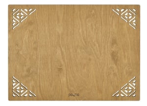 Set 4 protectii de masa maro din lemn 33x45 cm Corpat The Home Collection