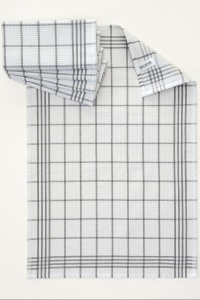 Set 5 prosoape bucatarie gri din bumbac 50x70 cm Soft The Home Collection