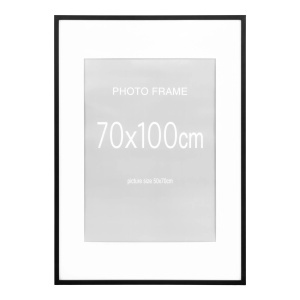 Set 5 rame foto negre 70x100 cm Marbella House Nordic