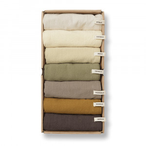 Set 7 prosoape pentru bucatarie multicolore din fibre naturale 50x70 cm Day Ferm Living