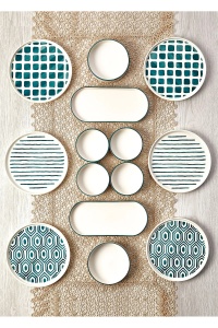 Set de masa 14 piese multicolore din ceramica MCH10862 The Home Collection