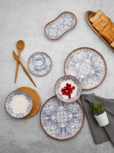Set de masa 26 piese multicolore din ceramica N25008 The Home Collection