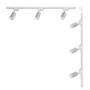 Sina alba din metal cu 6 spoturi Jedno Corner Zuma Line