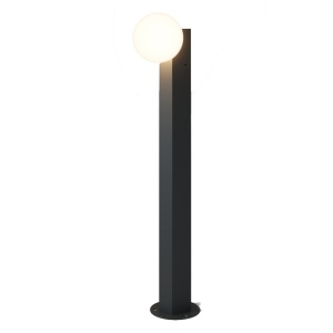 Stalp de iluminat pentru exterior gri din metal 60 cm Oya Maytoni