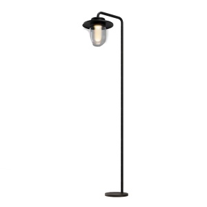 Stalp de iluminat pentru exterior negru din metal 90 cm Cottage Maytoni