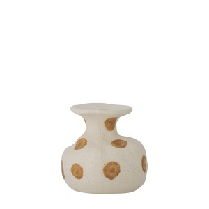 Suport lumanare bej/maro din ceramica 10 cm Byron Creative Collection