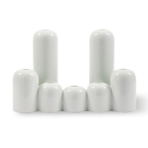 Suport lumanari alb din ceramica 25 cm Happy Days Pols Potten