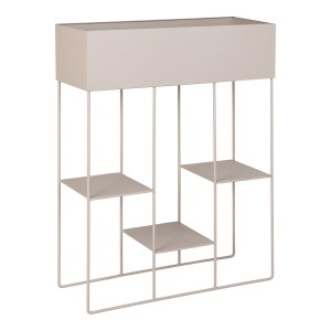Suport pentru ghiveci din metal bej nisipiu Rabo House Nordic