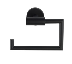Suport pentru hartie igienica negru din metal Bosio Wenko