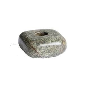 Suport pentru lumanare verde din marmura 4 cm Liren Kave Home