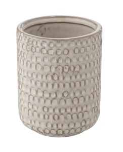 Suport pentru periuta de dinti crem din ceramica 8x9 cm Pergole Wenko