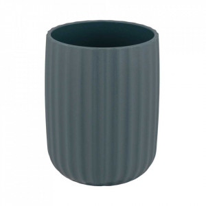 Suport pentru periuta de dinti verde din plastic 8x10 cm Agropoli Wenko