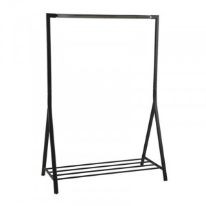 Suport pentru umerase negru/argintiu din metal 165 cm Brent Quiet Object