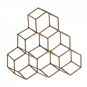 Suport sticle din metal Antique Madam Stoltz