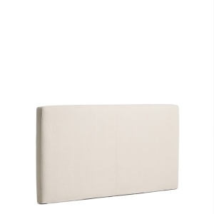 Tablie pat ecru din textil 205 cm Blok Kave Home