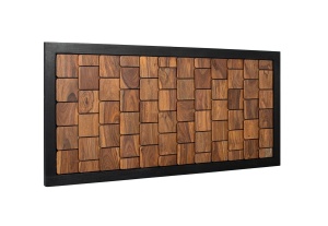 Tablie pat maro/negra din lemn 170 cm Udaiput Giner y Colomer