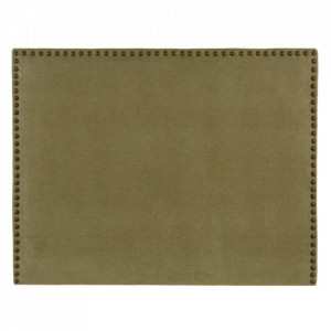Tablie pat verde din poliester si lemn 100 cm Hierm The Home Collection