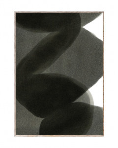Tablou alb/negru cu rama din lemn Black II Paper Collective