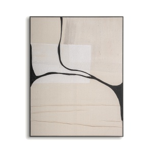 Tablou bej din fibre naturale 140x180 cm Kai Vical Home