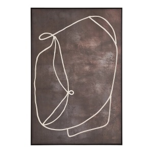 Tablou din fibre sintetice maro 80x120 cm Apia Art House Nordic