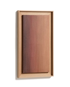 Tablou maro/portocaliu din lemn 40x70 cm Breon Kave Home