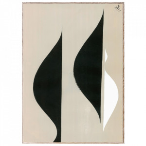 Tablou multicolor cu rama din lemn Music 02 Paper Collective