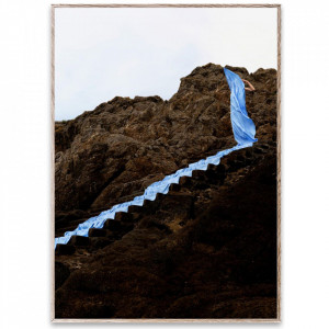 Tablou multicolor cu rama din lemn The Stairs Paper Collective