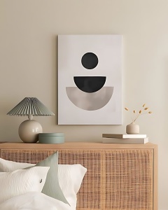 Tablou multicolor din fibre naturale 40x60 cm Artcanvas88 The Home Collection