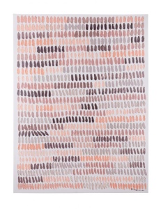 Tablou multicolor din fibre naturale 90x120 cm Naska Bizzotto