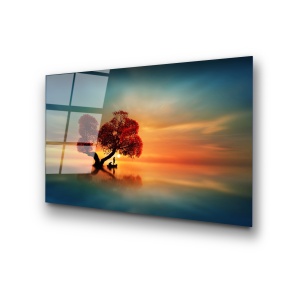 Tablou multicolor din sticla 50x70 cm UV-450 The Home Collection
