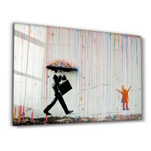 Tablou multicolor din sticla 70x110 cm CAM-3000 The Home Collection