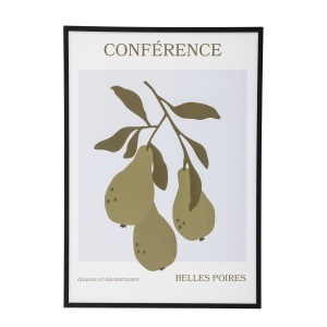 Tablou verde din lemn 52x72 cm Poire Bloomingville