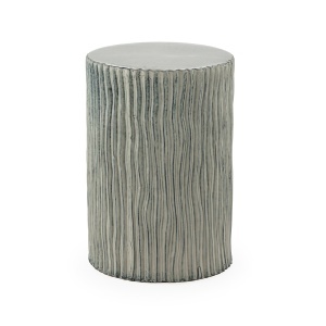 Taburet decorativ verde din ceramica 31 cm Meko Thai Natura