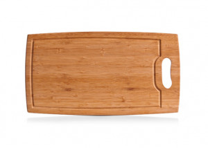 Tocator dreptunghiular maro din lemn 24,5x45 cm Natural Bamboo Board Zeller