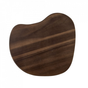 Tocator oval maro din lemn de salcam 35x39 cm Savin Creative Collection