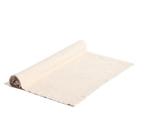 Traversa masa gri piatra din bumbac 50x150 cm Lerava Kave Home