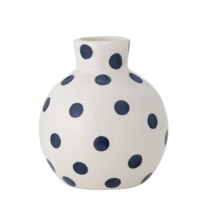 Vaza alba/albastra din ceramica 11 cm Fian Bloomingville