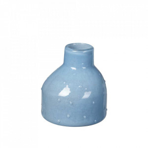 Vaza albastra din sticla 20 cm Silas Broste Copenhagen