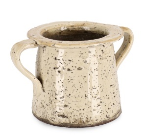 Vaza bej din ceramica 16 cm Daruma Bizzotto