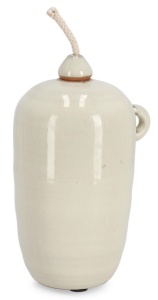 Vaza decorativa bej din ceramica 19 cm Esma Bizzotto