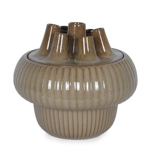 Vaza grej din ceramica 26 cm Olyssia Bizzotto