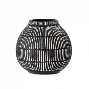 Vaza neagra din ceramica 14 cm Elveda Bloomingville