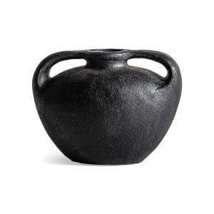 Vaza neagra din ceramica 27 cm Ibor Vical Home